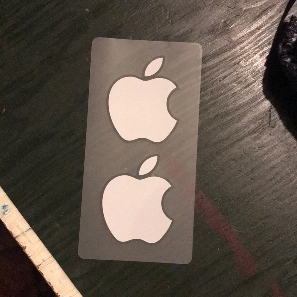 Apple stickers